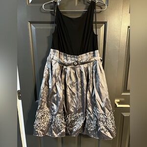 Black and Silver Cocktail Dress